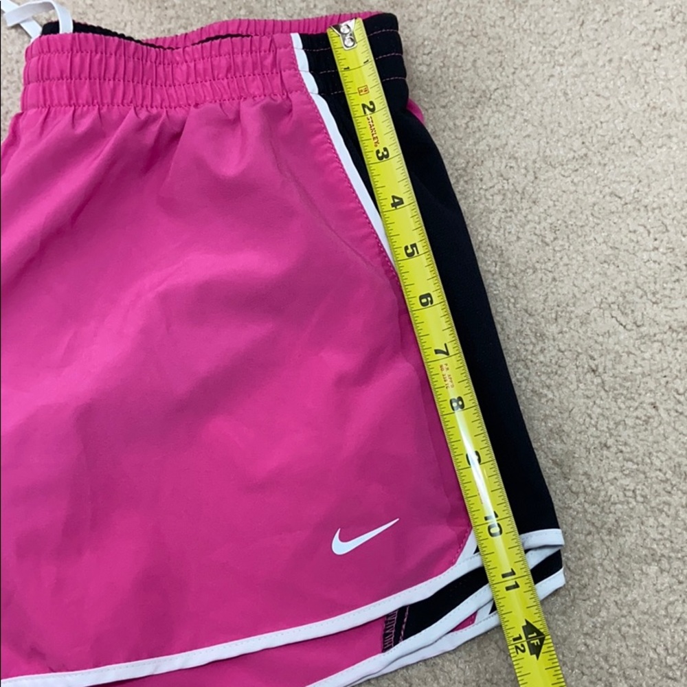Nike Dri-Fit Lined Pink & Black Shorts M - Picture 12 of 13